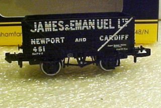 Graham Farish N Scale 8 Plank Wagon James & Emanuel Ltd