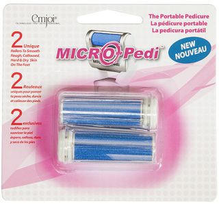Emjoi Micro Pedi Foot Buffer Blue Replacement Rollers (extra coarse)