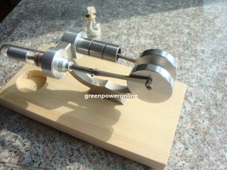 Hot Air Stirling Engine Motor Generator Education Toy Kits Electricity 