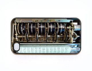 iphone 4 Hard Case with Enigma Machine