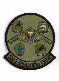 USAF Patch 509th Operations Group, Whiteman AFB, MO (Tactical 4 Sq 