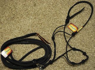   Clinton Anderson Black Halter and Lead Rope ~Free Expedited Shipping