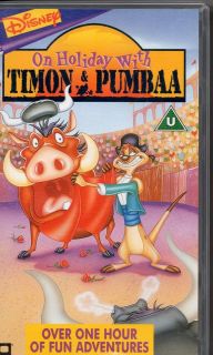 Walt Disney   On Holiday With Timon & Pumbaa   VHS PAL Video