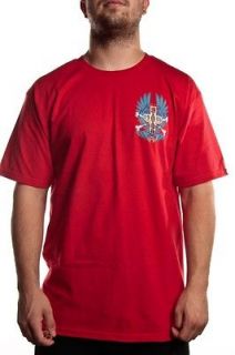 Etnies Mens T Shirt 86 Heritage Size L Red 