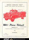 1964 Pierre Thibault Fire Truck PRINT AD St Lambert FD