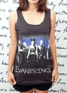 Evanescence Amy Lee Rock Roll Artist oo WOMEN T SHIRT DRESS Tank TOP 