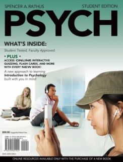 Psychology by Spencer A. Rathus (2008, Paperback, Student Edition of 