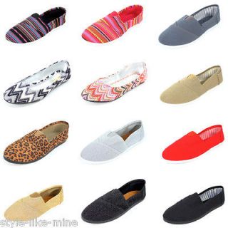 Womens Ballet Flats Slip On Shoes Casual Slippers Ballerina Sparkle 