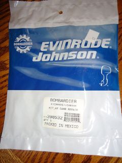 1987   1990 1.2hp OMC Johnson Evinrude outboard Carburetor Repair kit 