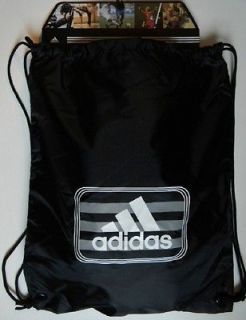   SACKPACK * NEW * DRAWSTRING BACKPACK WORKOUT EXERCISE GYM TOTE BLACK