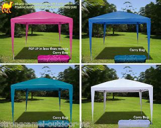 EZ POP UP Wedding Party Tent 10x10 Folding Gazebo Beach Canopy W/Carry 