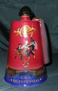 Vintage Ezra Brooks whiskey decanter AAONMS shriners fez bicentennial 