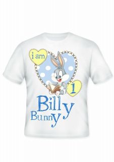 baby looney tunes bugs bunny taz silvester 1st birthday t shirt 