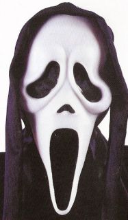 Scream Ghost Face Glow in the Dark Horror Mask Costume Halloween 
