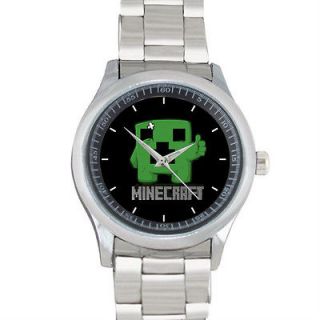   sandbox game blocks fans gamer Unisex Accessories Metal Watch