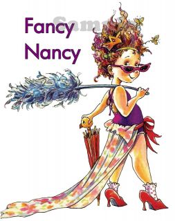 FANCY NANCY T SHIRT~Child​s XS XL, 18 Doll size OR get a Matching 