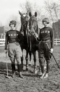 POLO 1925 photo, Women, 16x11 print, Beautiful Horses, Very nice 