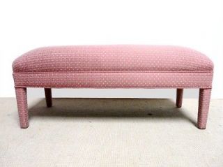 Vintage Upholstered BENCH SPRINGER STYLE MID CENTURY Hollywood Regency 