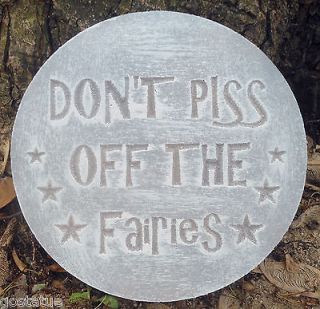 plastic Fairy plaque mold garden ornament stepping stone