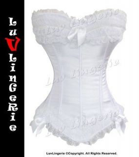 870IV Moulin Rouge Victorian Bridal Corset Bustier 2XL