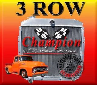   1954 1955 1956 Ford F Series Truck Champion 3 Row Radiator (CC5356