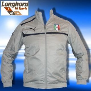 NWT Puma Soccer Italia Italy Futbol Large Jacket $75 Wind Woven Coat 