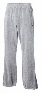 Fila Mens Classic Solid Velour Grey Pants