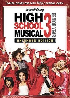 High School Musical 3 Senior Year DVD, 2009, 2 Disc Set, Extended 