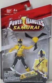 POWER RANGERS SAMURAI 4 MEGA RANGER EARTH Figure #31505 YELLOW MIGHTY 