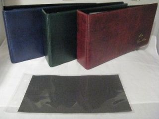 BURGUNDY MERLIN FIRST DAY COVER ALBUM & 20 SLEEVES