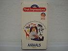 Babys First Impressions Animals VHS, 1999