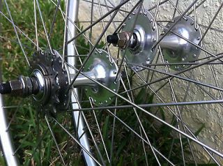 fixed gear wheel set complete track single speed with tires and 16 