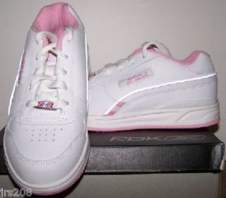 Girls size 1 Y Reebok G Unit G6 II White Leather Shoes