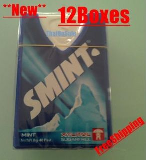   Factory Sealed) SMINT WITH XYLITOL DENTAL MINT FLAVOR SUGAR FREE 8g
