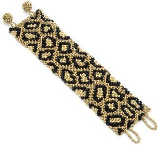 Josefina De Alba Fire Warrior Seed Bead Bracelet Jewelry  