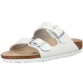   Leather, Style No. 51131, Unisex Clogs, White, Normal Width Shoes