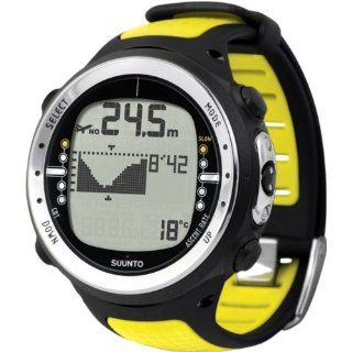 Suunto D4 Watches With FreeDiving Elastomer, Yellow 