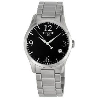 Tissot Mens T0284101105700 Odaci T Black Dial Watch Watches  