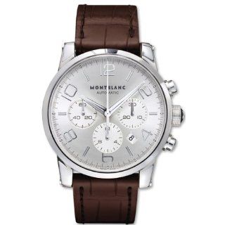 Montblanc Chronograph Automatic Silver Dial Mens Watch 9671 Watches 