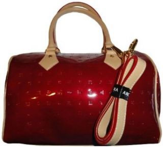 Womens Arcadia Leather Purse Handbag Onion Red/Natural 
