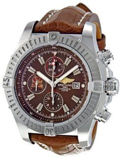 Breitling Super Avenger Brown Dial Chronograph Mens Watch A13370R5 