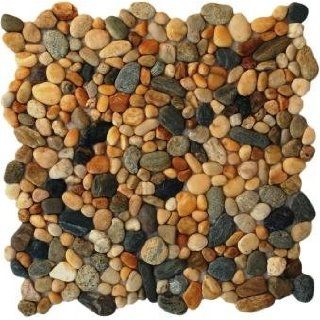 Mosaicmaxusa   Pebble Mosaic Tile, Treasure Stone (5 