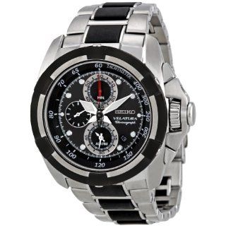 Seiko Mens SNAA93 Dark Grey Dial Velatura Watch Watches 