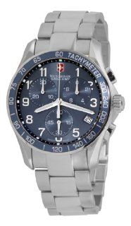 Victorinox Swiss Army Mens 241120 Classic Chronograph Blue Dial Watch 