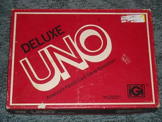DELUXE UNO FAMILY CARD GAME 1978