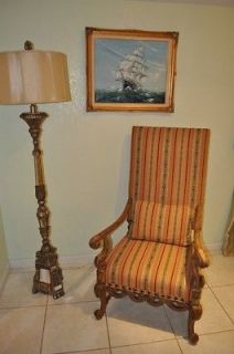 KINGS CHAIR MODERN FURNITURELAND SOUTH HICKORY N.C.     EXCELLENT 