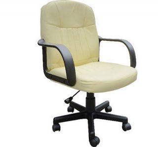   Executive Office Chair PU Computer Desk Chair Office Furniture White