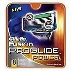 GILLETTE FUSION PROGLIDE POWER BLADES 16 PACK SEALED, overseas buyers 