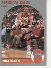MARK JACKSON SIGNED 1987 88 NBA HOOPS #205   NEW YORK KNICKS