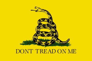 Dont Tread On Me Sticker Decal Sizes 4x4, 8x8, 24x24, 37x37